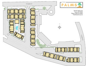 The Palms site map